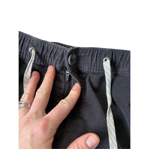 Vuori Optimist Corduroy Pants size XL 29.5” Charcoal Gray - Picture 9 of 12